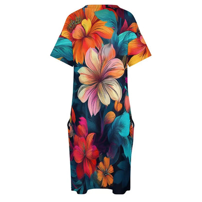 Loose Pocket Dress Inkedjoy