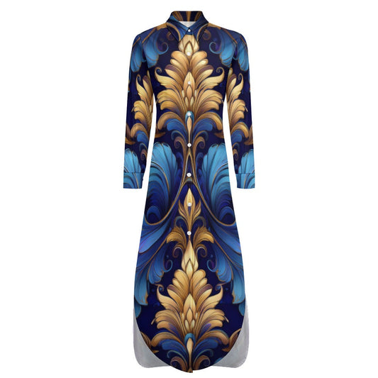 Long Sleeve Shirt Dress Inkedjoy