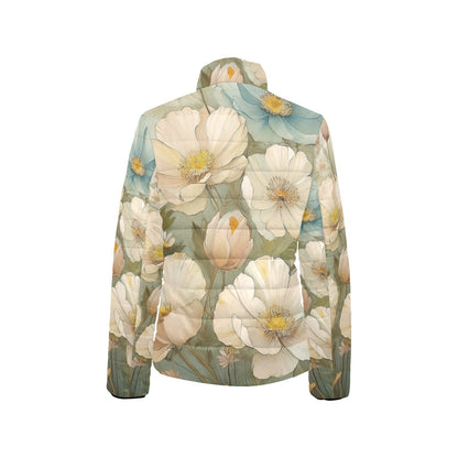 Stand collar padded jacket Inkedjoy