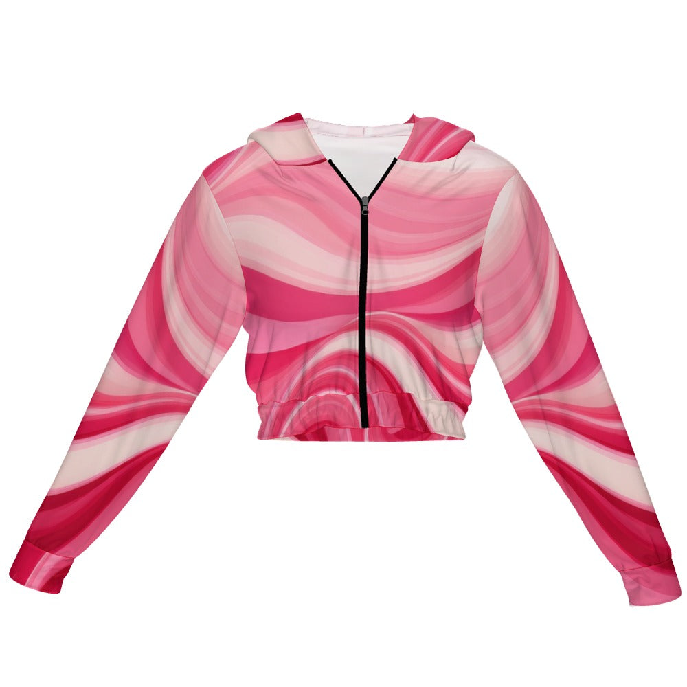 Chiffon Cropped Jacket Inkedjoy