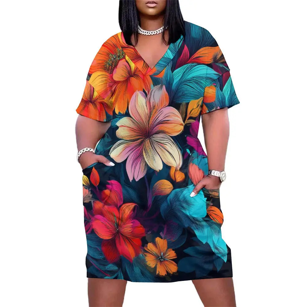 Loose Pocket Dress Inkedjoy