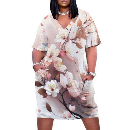 Loose pocket dress Inkedjoy
