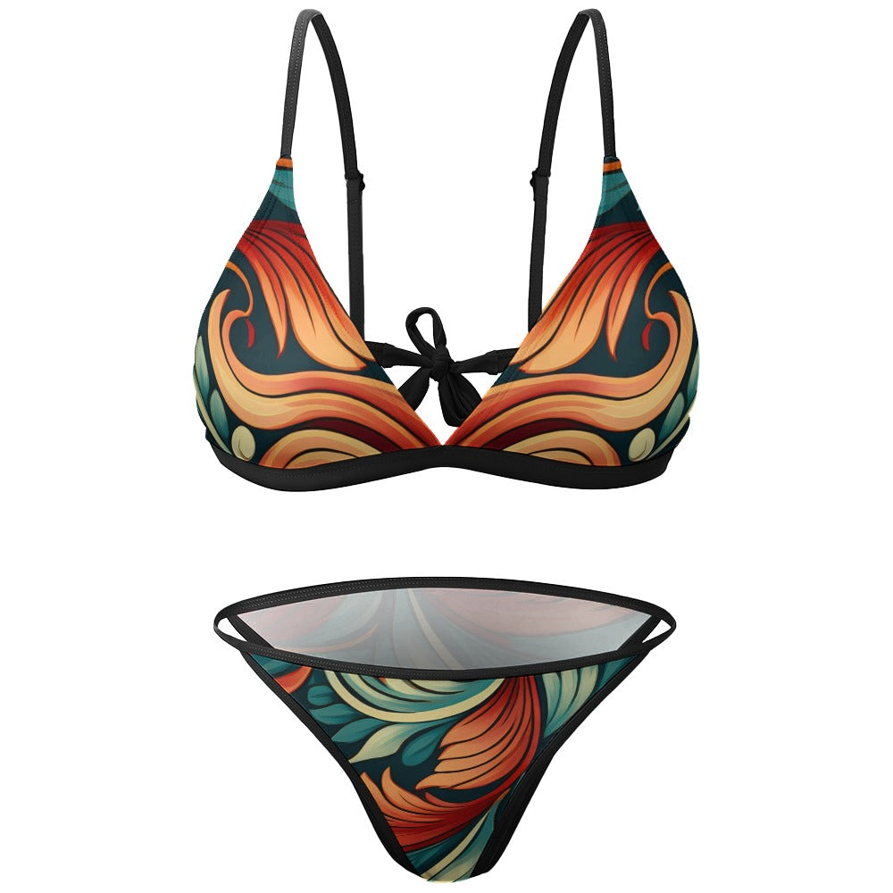 Two Piece Bikini Swimsuit Inkedjoy