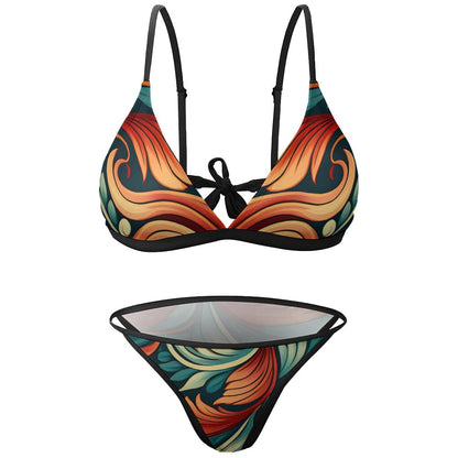 Two Piece Bikini Swimsuit Inkedjoy