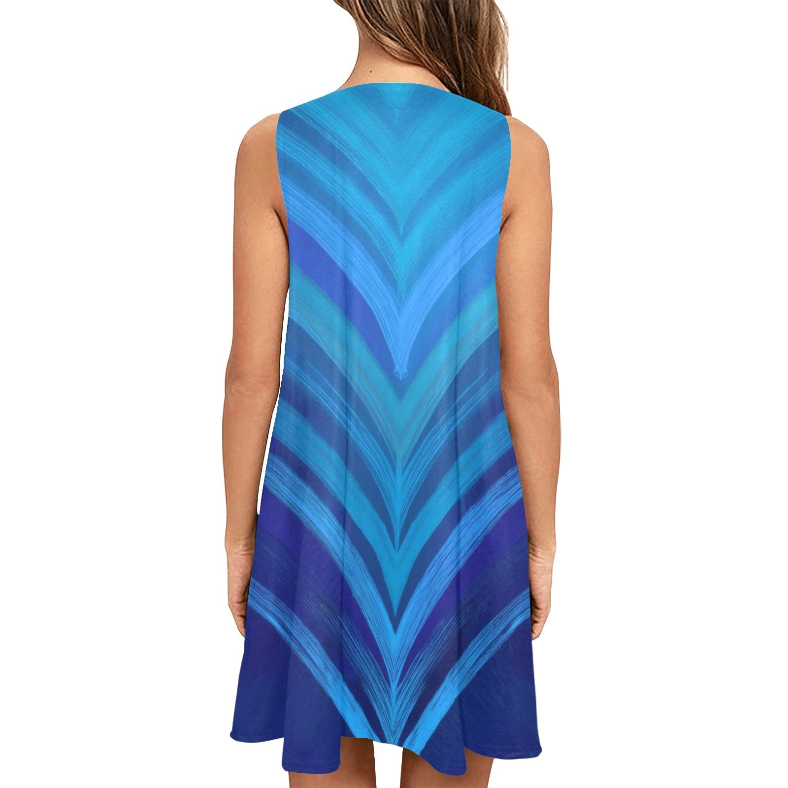 Sleeveless Pocket Dress Inkedjoy