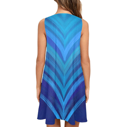 Sleeveless Pocket Dress Inkedjoy