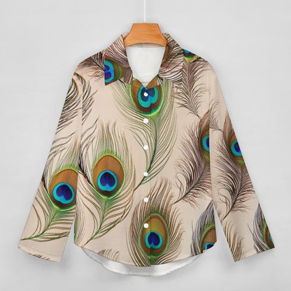 Cropped hem shirt Inkedjoy