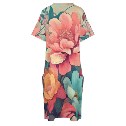 Loose Pocket Dress Inkedjoy