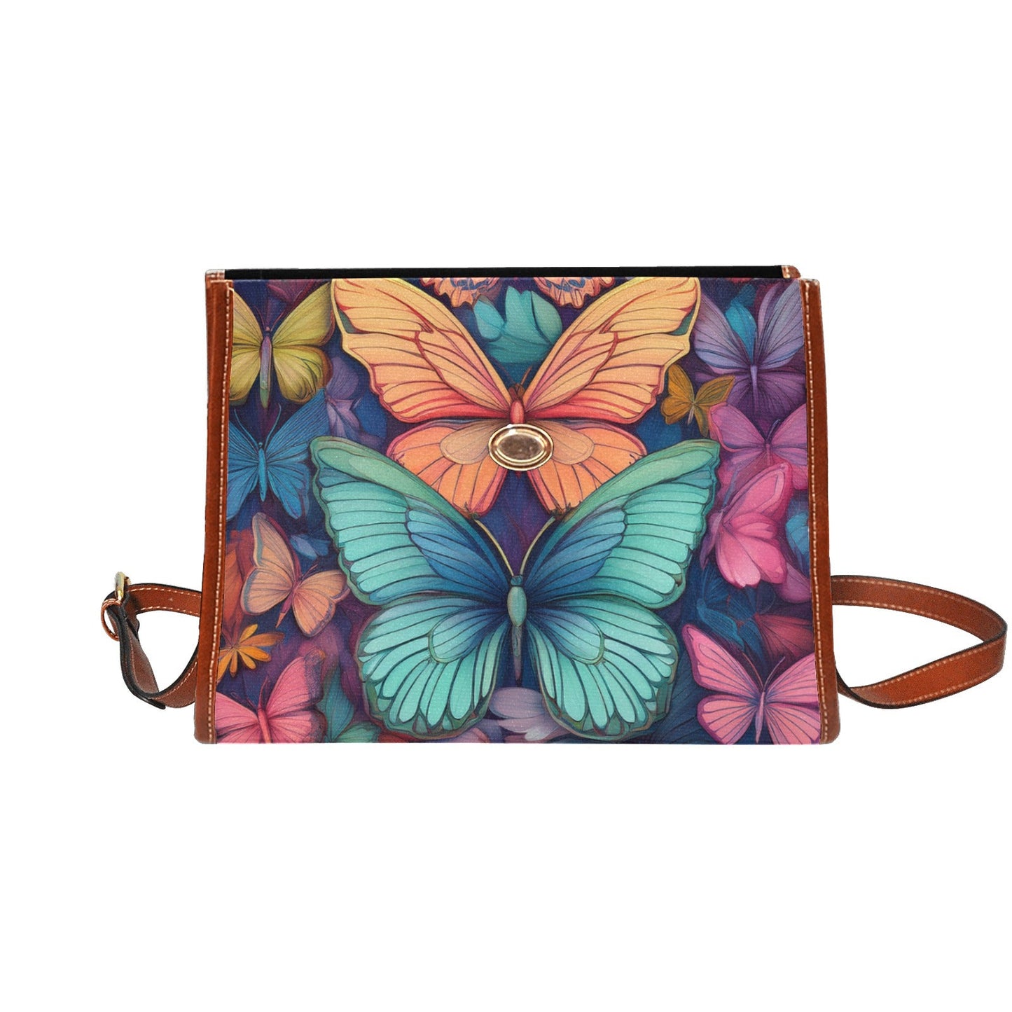 Waterproof Canvas Bag-Brown Inkedjoy