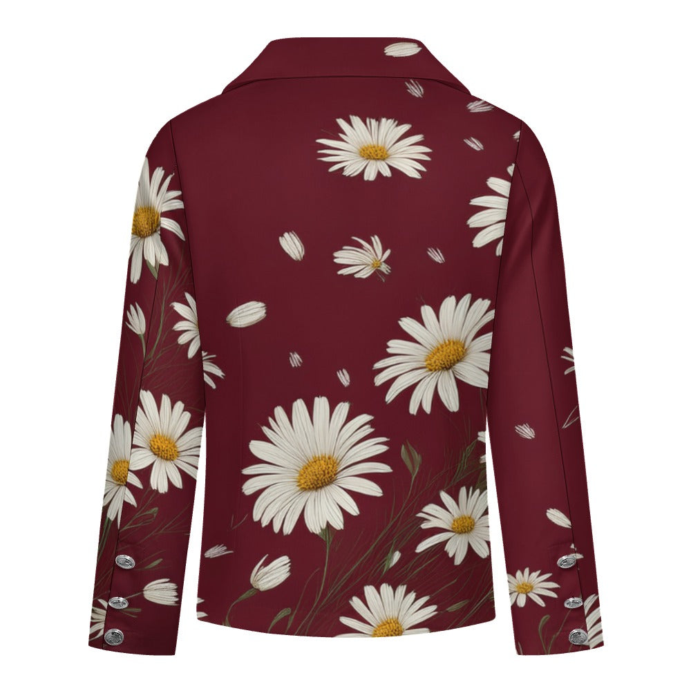Floral Casual Blaser Inkedjoy