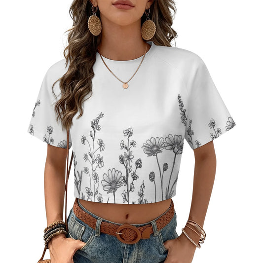Crop Top Short-Sleeve T-Shirt