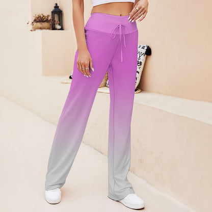 Straight Lace-Up Pants