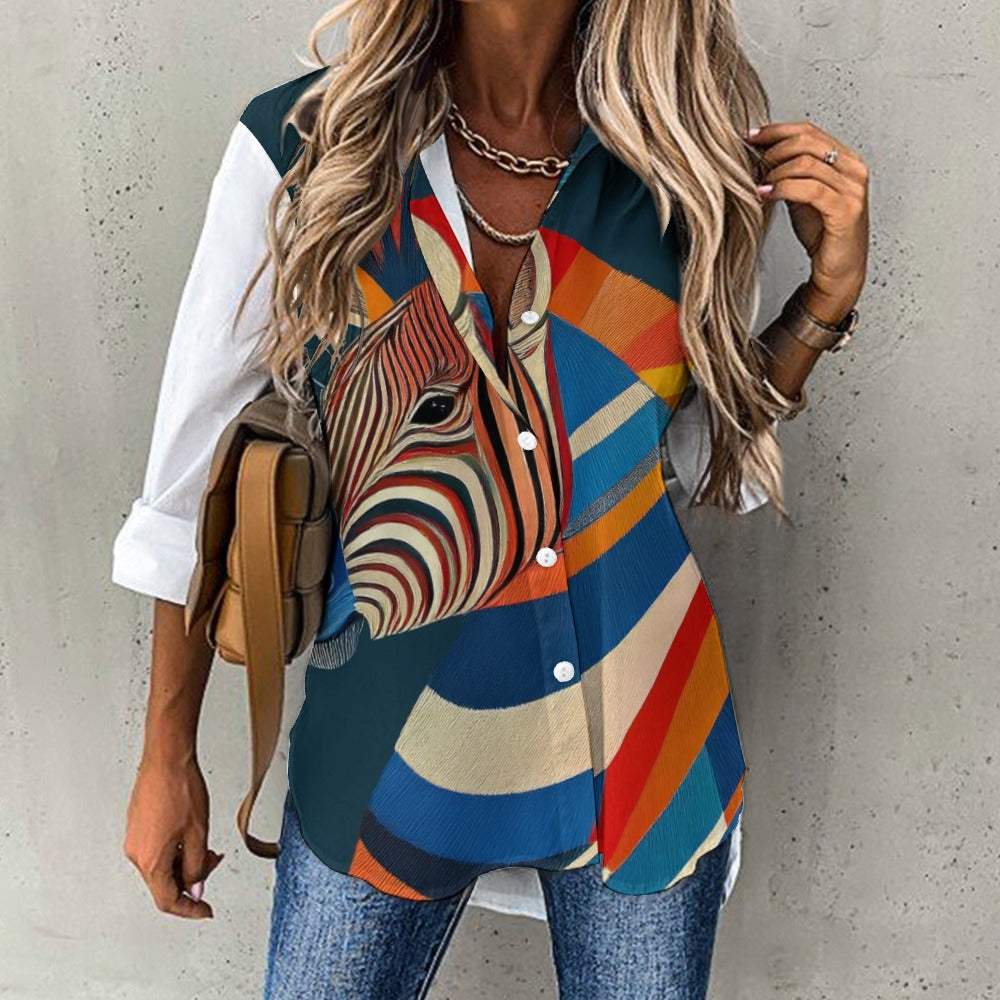 Irregular Hem Shirt Inkedjoy