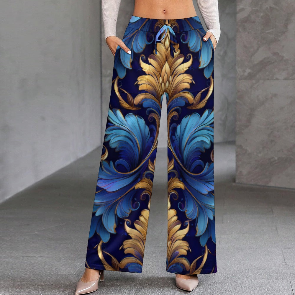 Wide-leg pants Inkedjoy