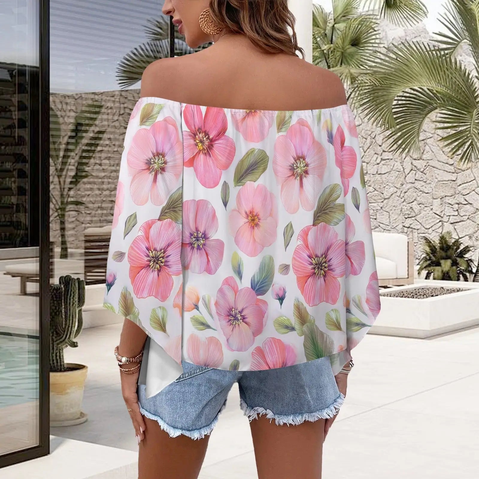 PINK FLORAL TOP