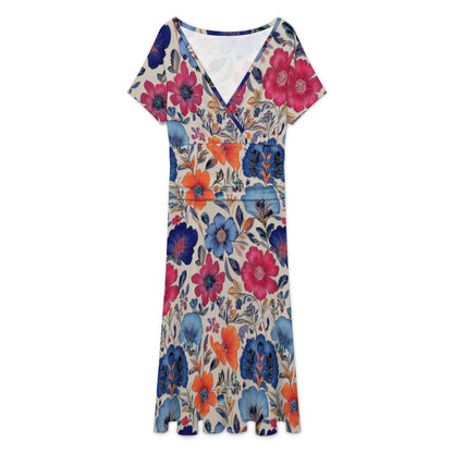 Short sleeved dress Inkedjoy