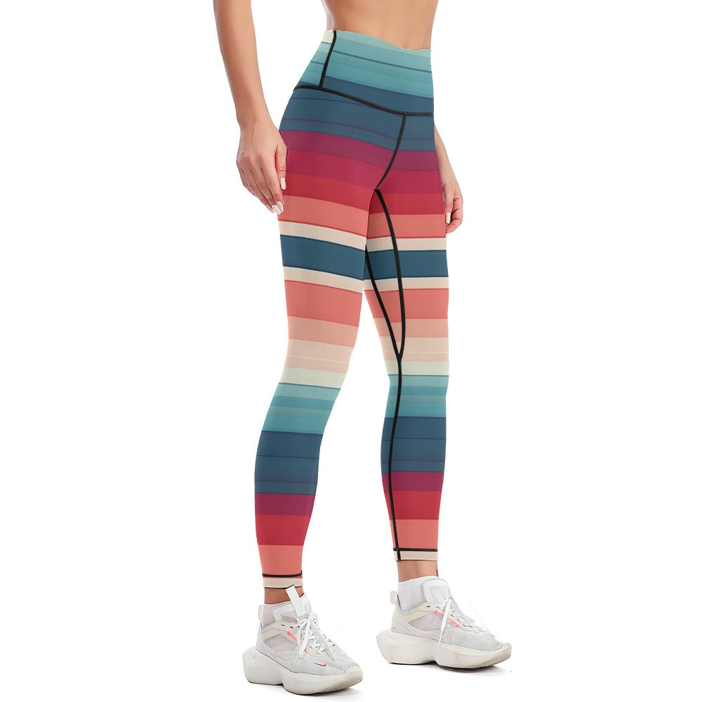 Striped Sports Leggings