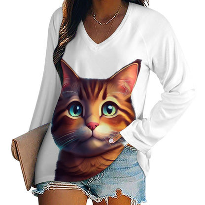 Long sleeve loose tee Inkedjoy