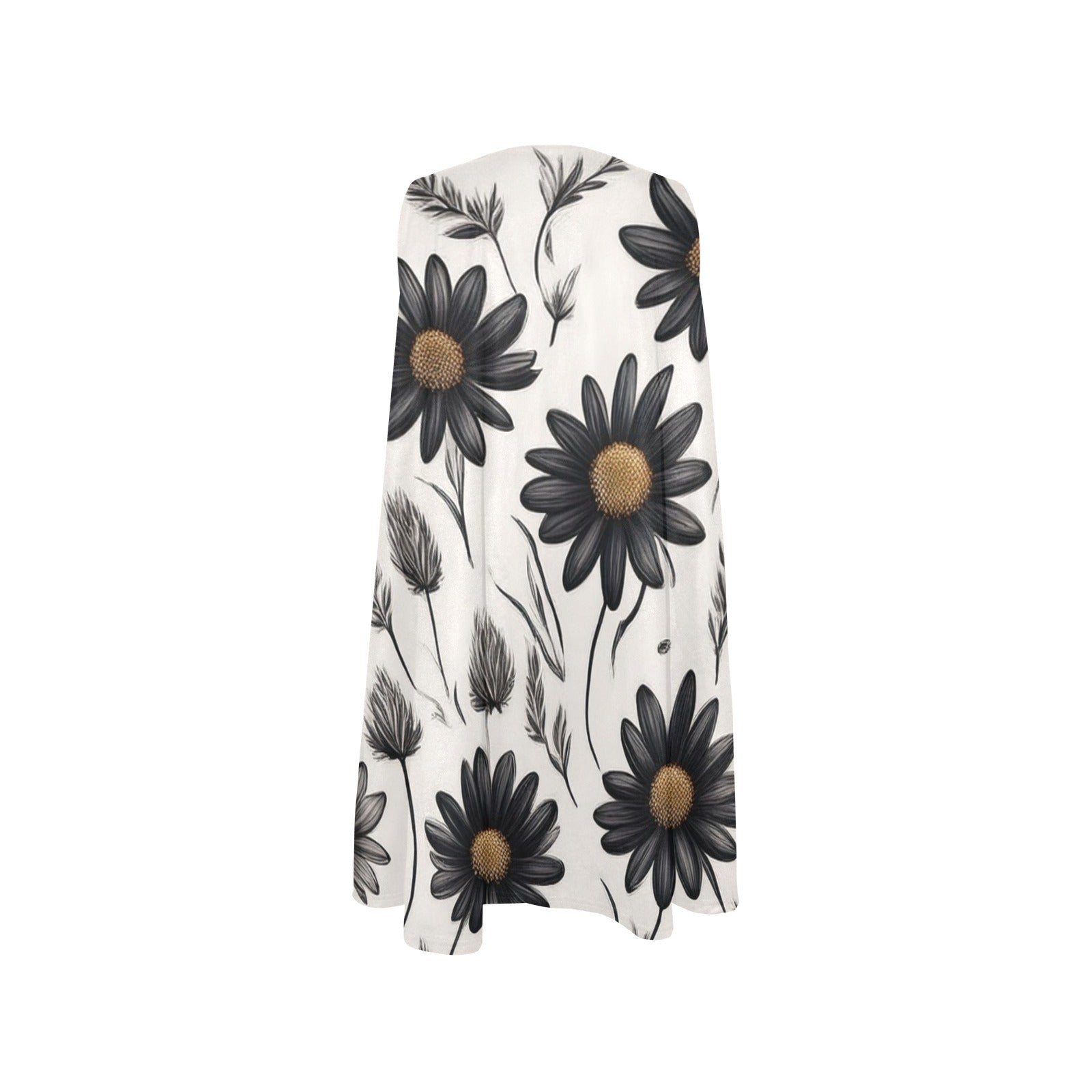 Sleeveless Pocket Dress Inkedjoy