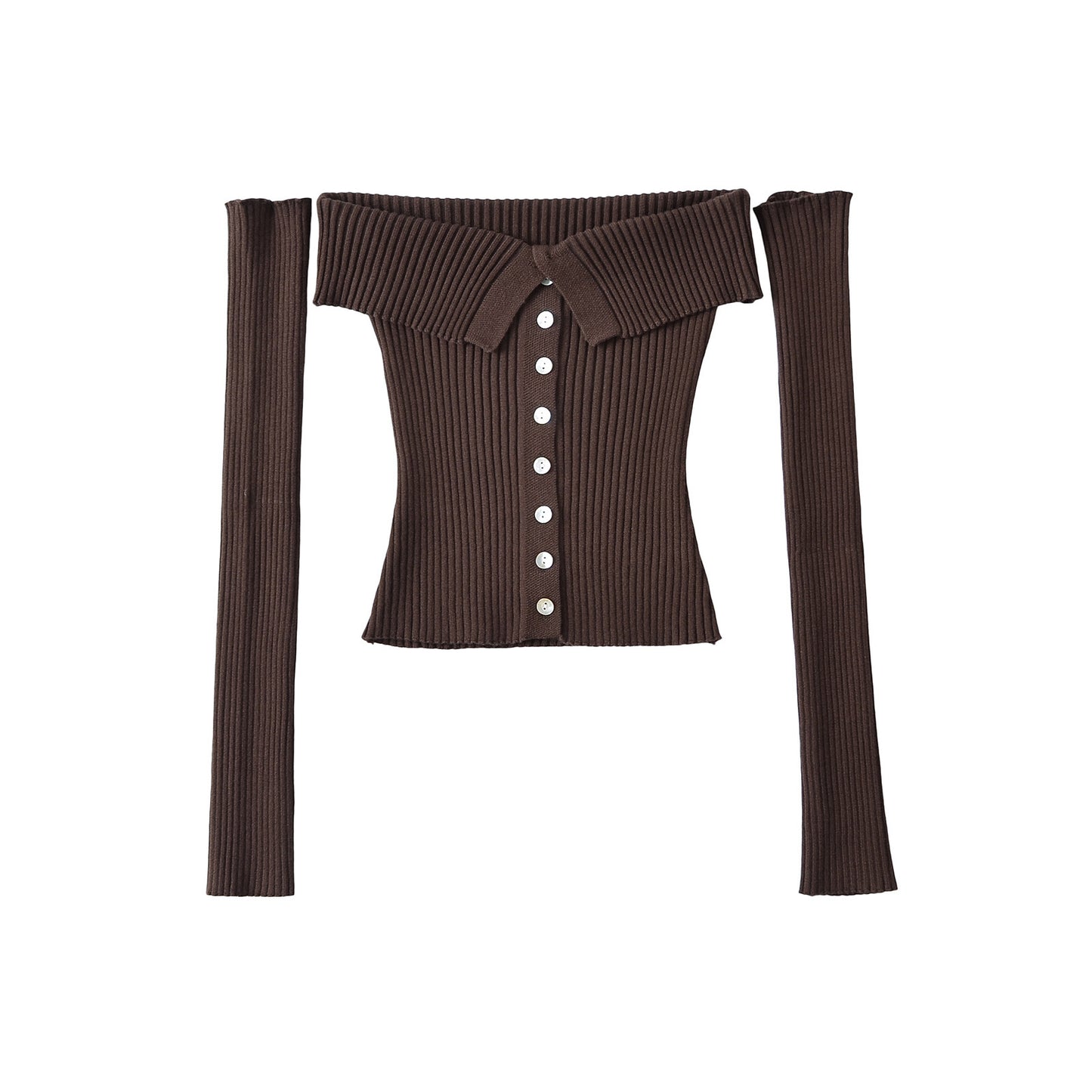 Elastic slim fit long sleeved top