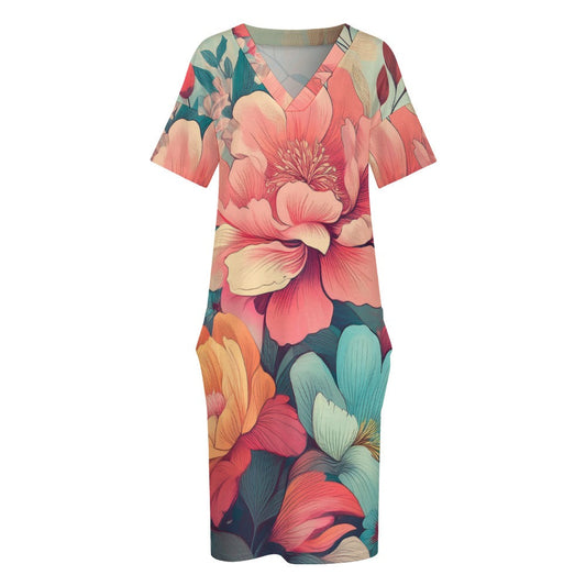 Loose pocket dress Inkedjoy