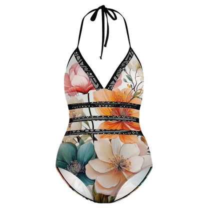 Plus Size Onepiece Swimsuit Inkedjoy