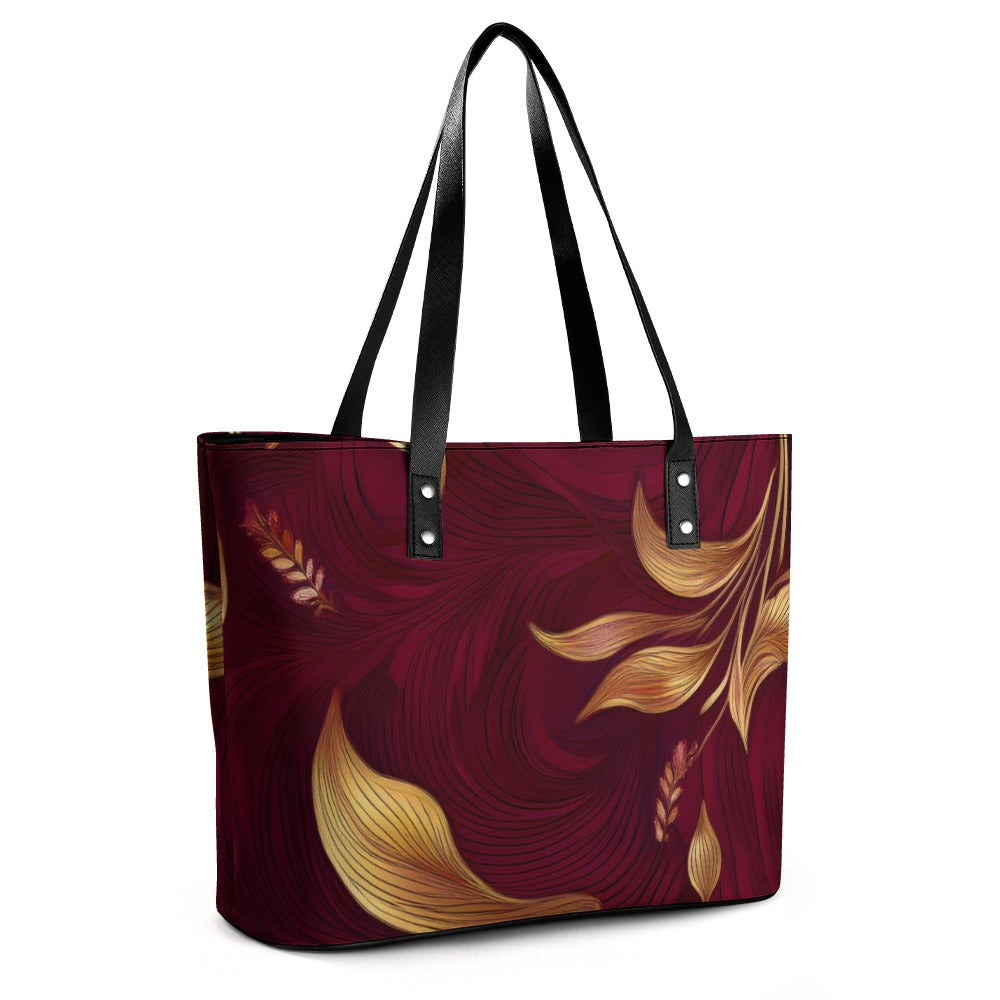 Leather handbag Inkedjoy