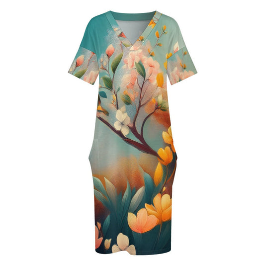 Loose pocket dress Inkedjoy