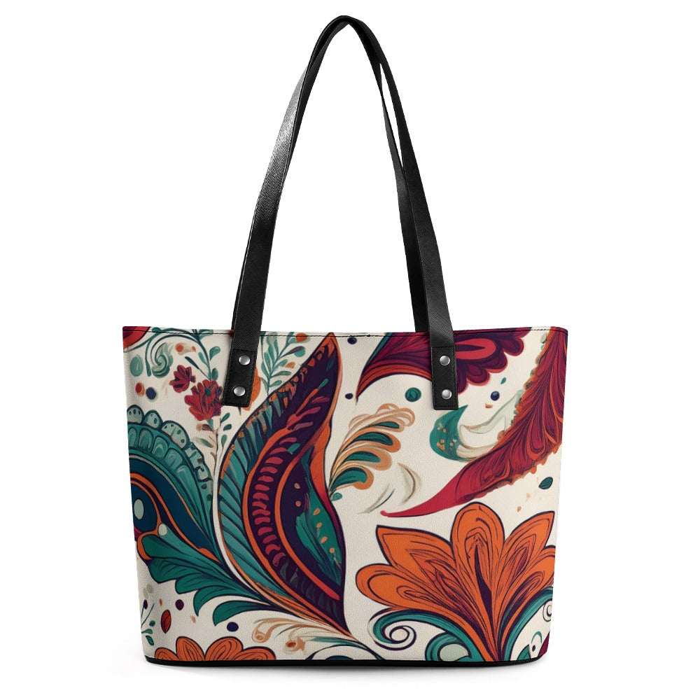 Leather handbag Inkedjoy