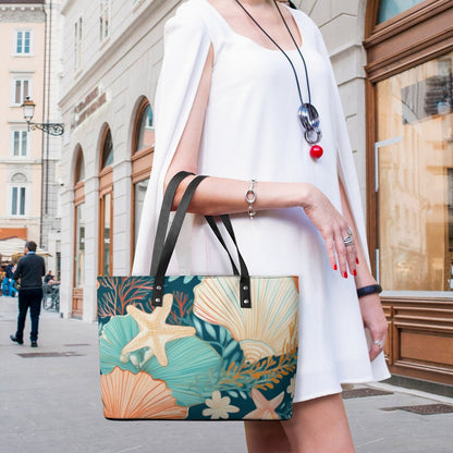 Leather handbag Inkedjoy