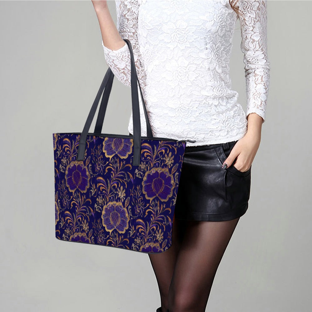 Leather handbag Inkedjoy