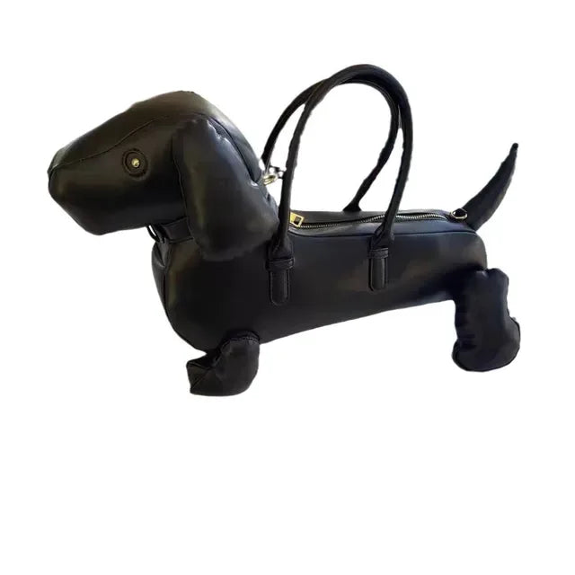 Cute Lovely Black Dog Handbag Luxury Famous Bolsas Y2K Handbags For Women - London Look