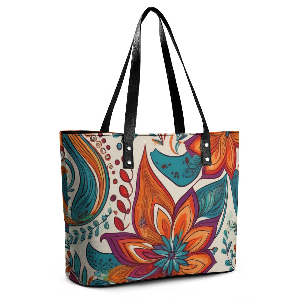 Leather handbag Inkedjoy