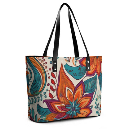 Leather handbag Inkedjoy