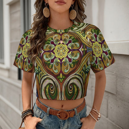 Crop Top Short-Sleeve T-Shirt