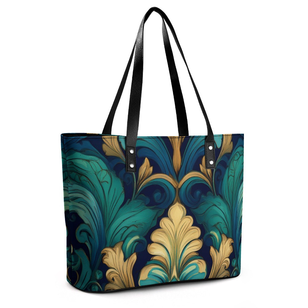 Leather handbag Inkedjoy