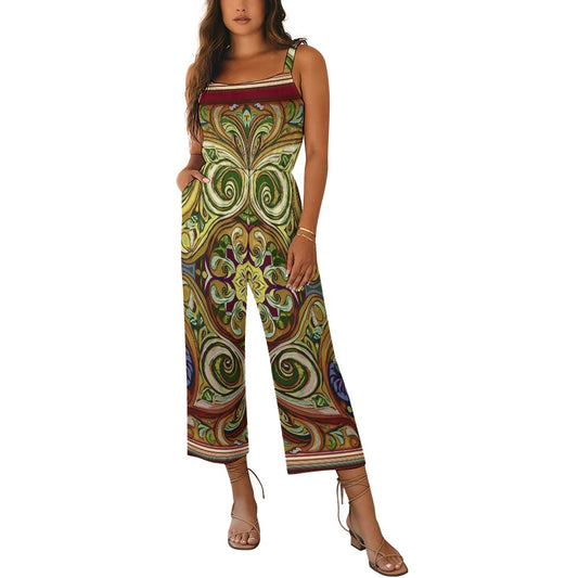 Strapped jumpsuit