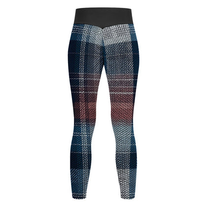 Honeycomb pattern leggings