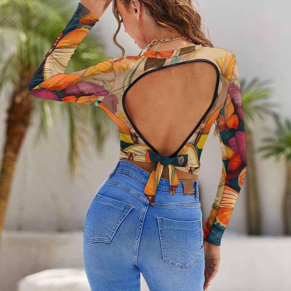 Backless T-shirt Inkedjoy