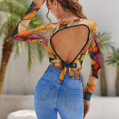 Backless T-shirt Inkedjoy