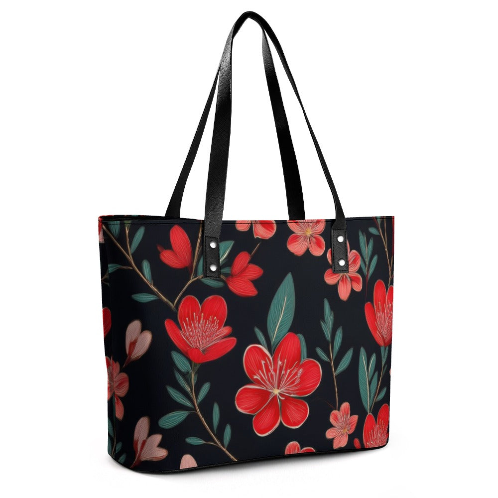 Leather handbag Inkedjoy