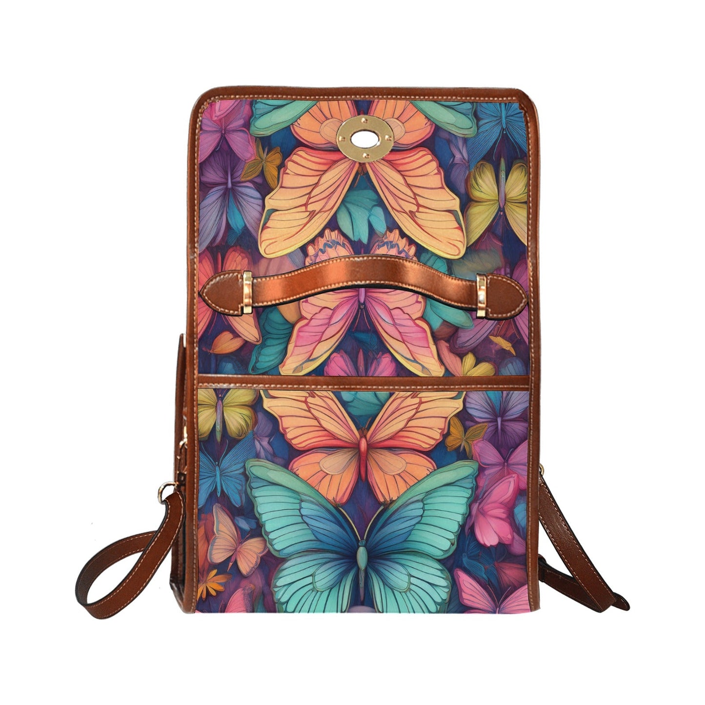 Waterproof Canvas Bag-Brown Inkedjoy