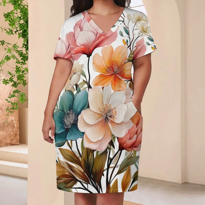 Loose Pocket Dress Inkedjoy
