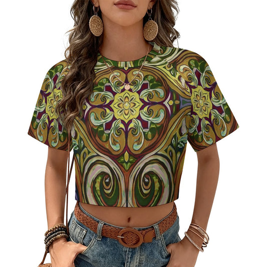 Crop Top Short-Sleeve T-Shirt