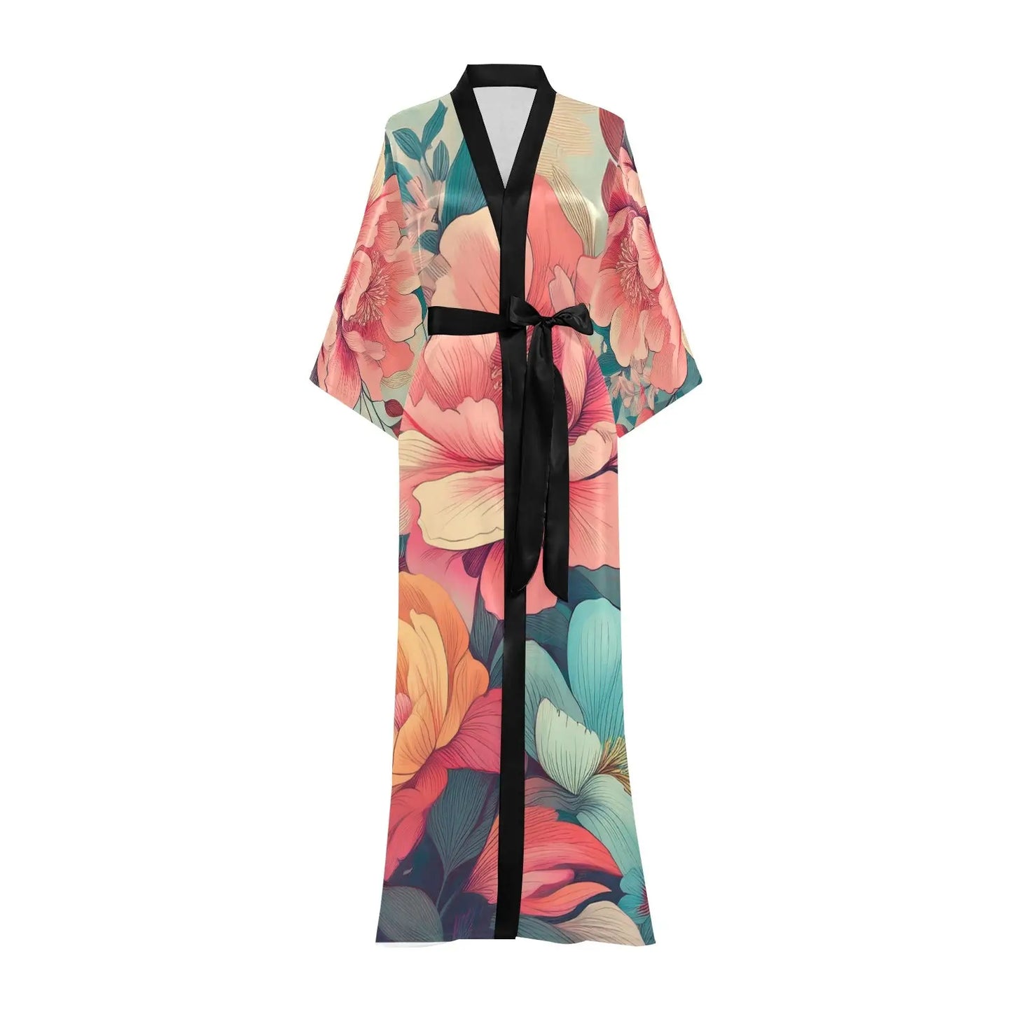 Long Kimono Robe Inkedjoy