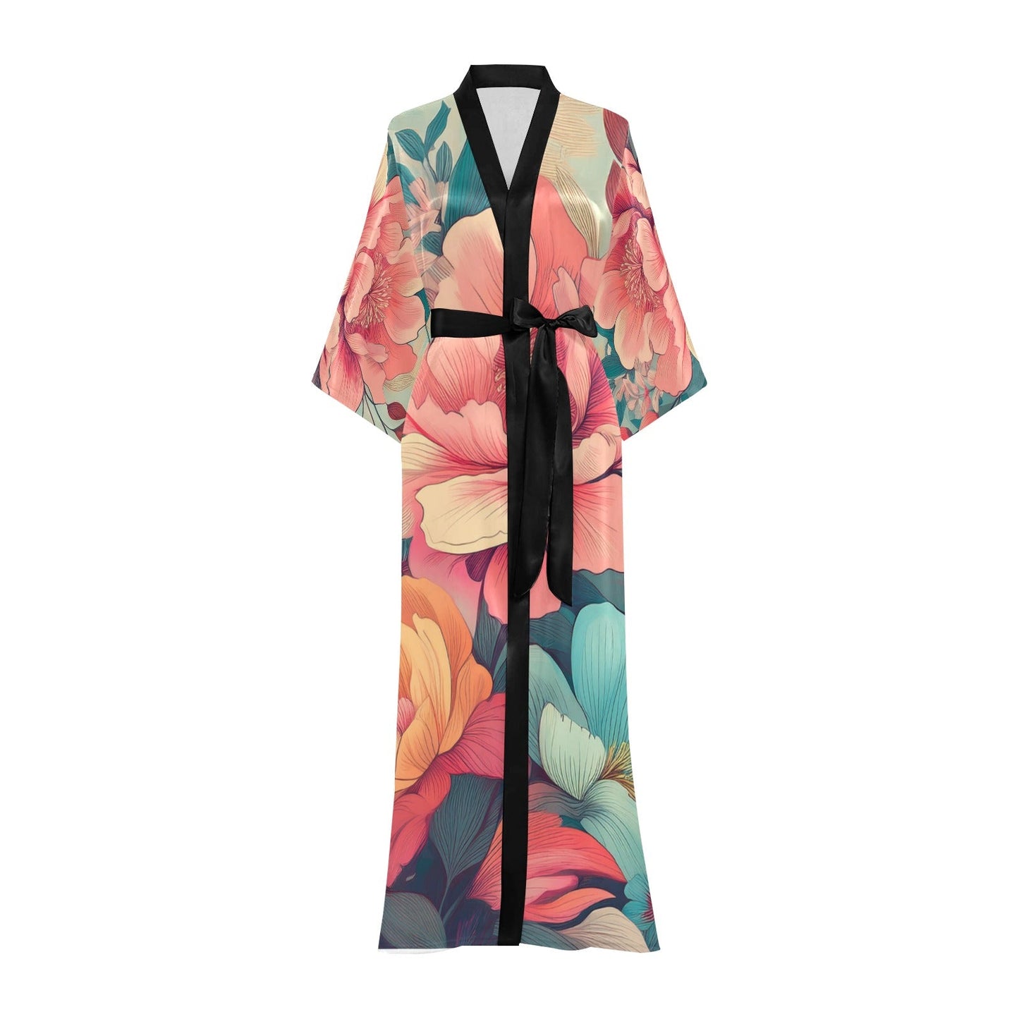 Long Kimono Robe Inkedjoy
