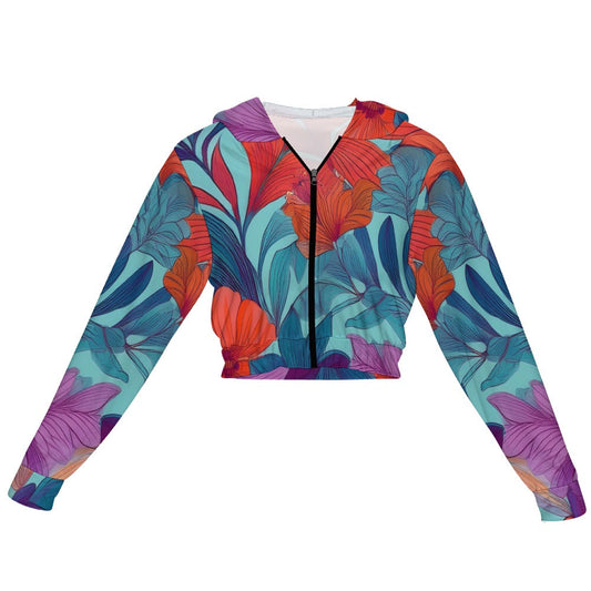 Chiffon Cropped Jacket Inkedjoy