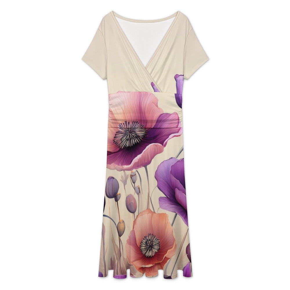 Short sleeved dress Inkedjoy