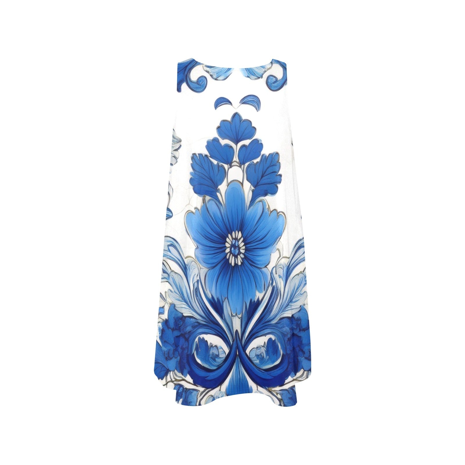 Sleeveless Pocket Dress Inkedjoy
