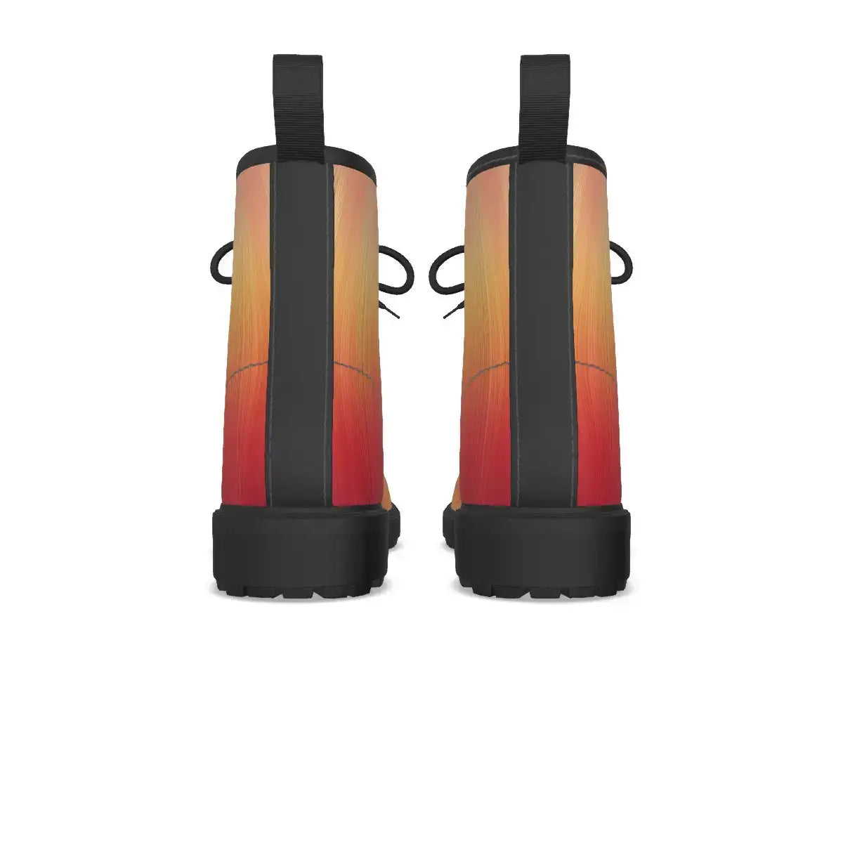 Orange-Red Gradient Short Boots